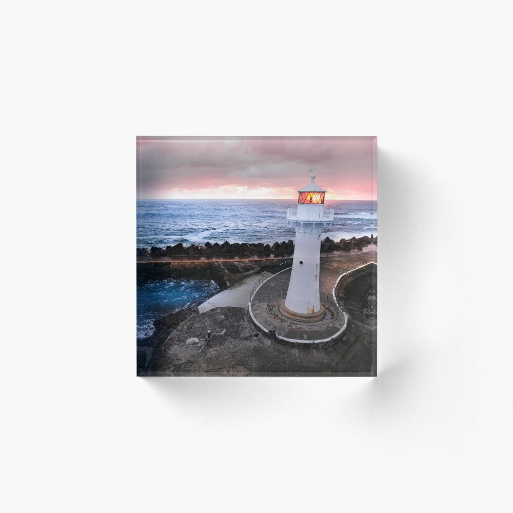 (Wollongong) Lighthouse Acrylic Block