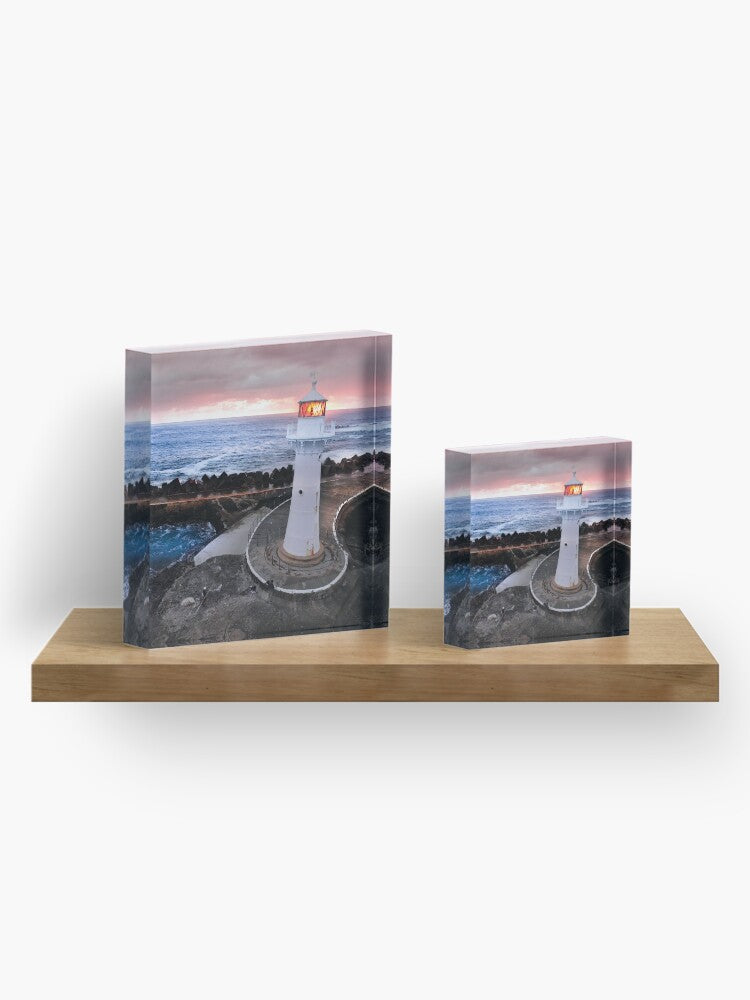 (Wollongong) Lighthouse Acrylic Block