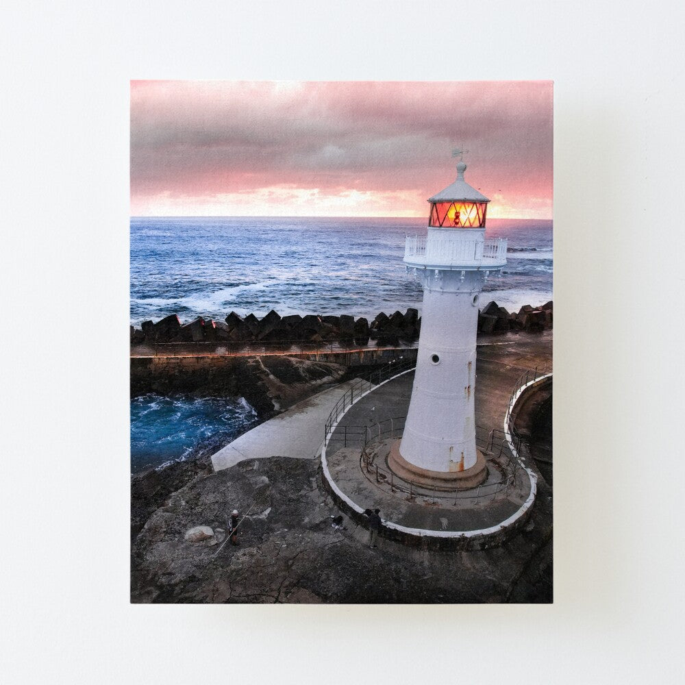 (Wollongong) Lighthouse Canvas Mounted Print