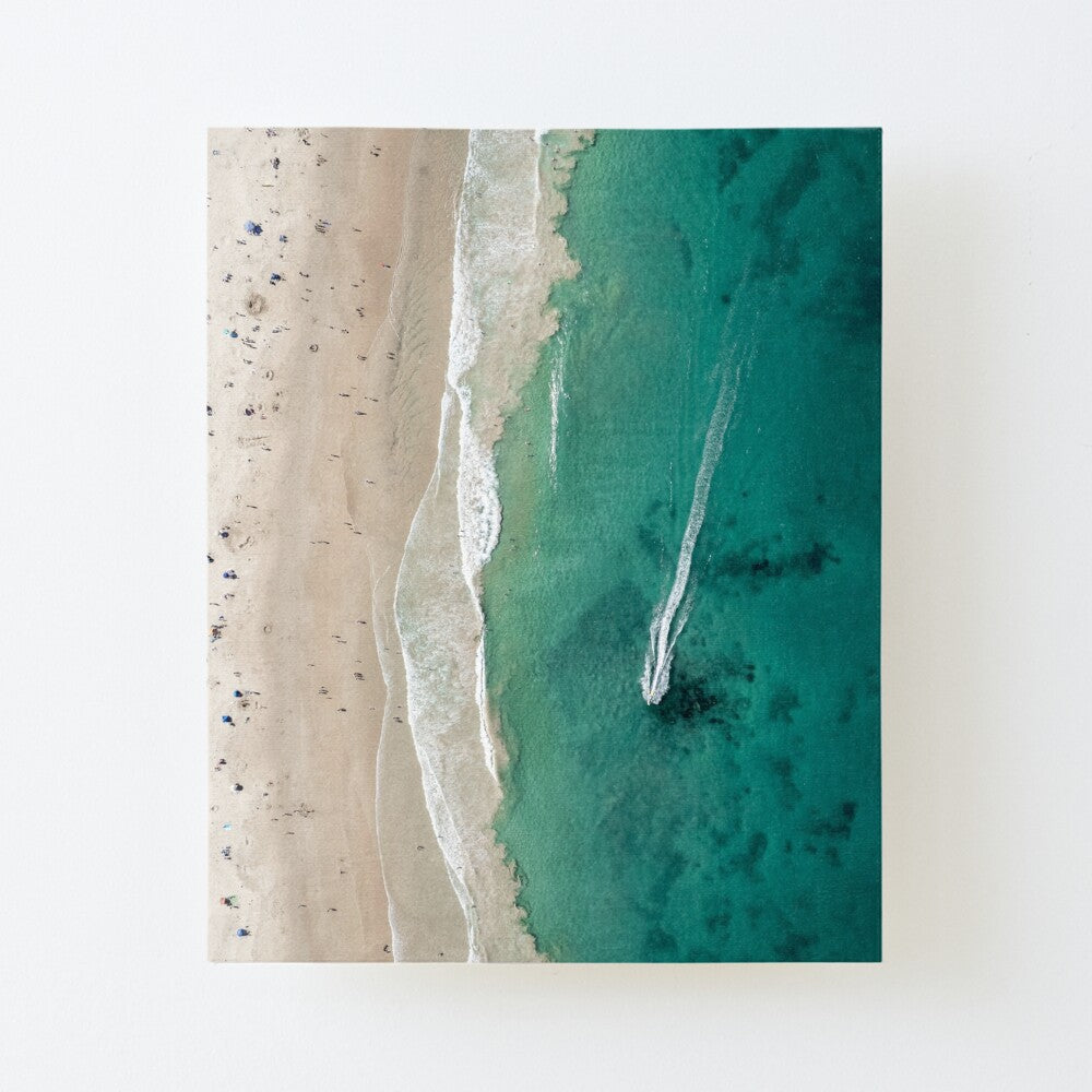 (Thirroul) Jetski Trails Canvas Mounted Print