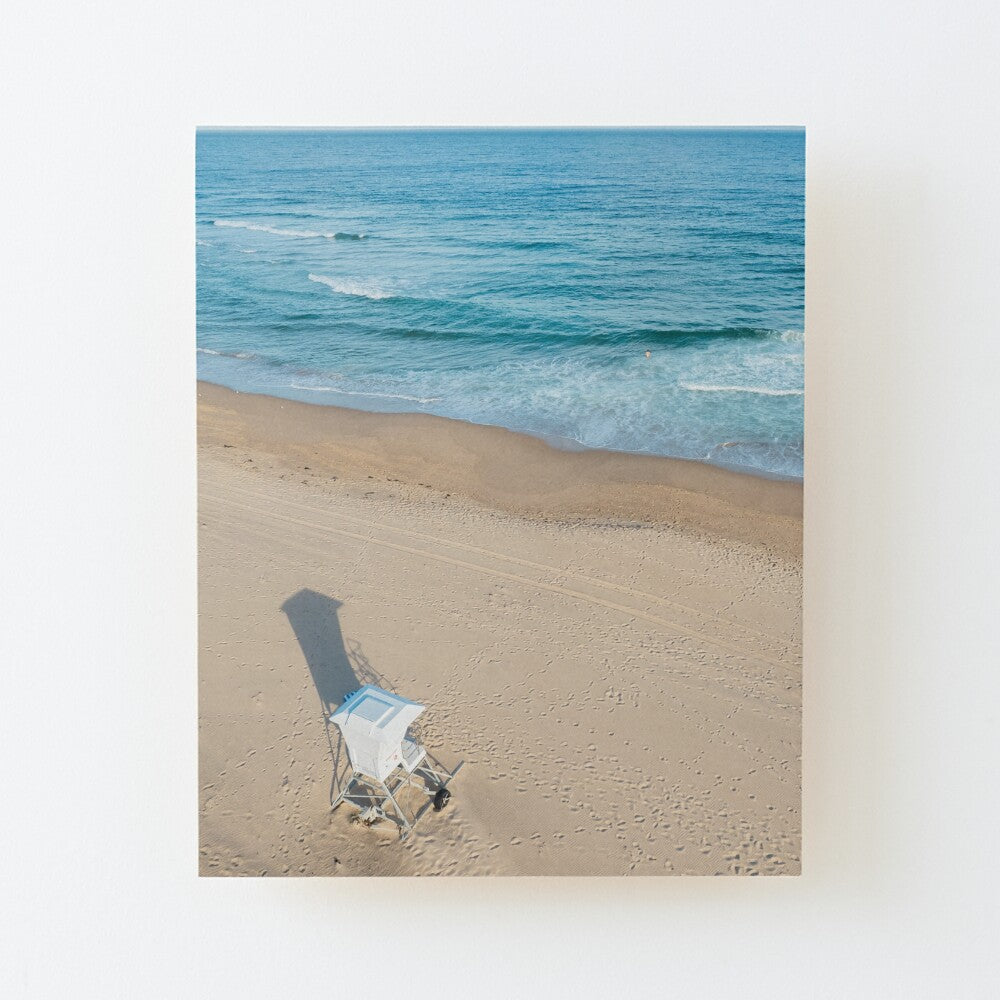(Stanwell) Lifeguards Watch Wood Mounted Print