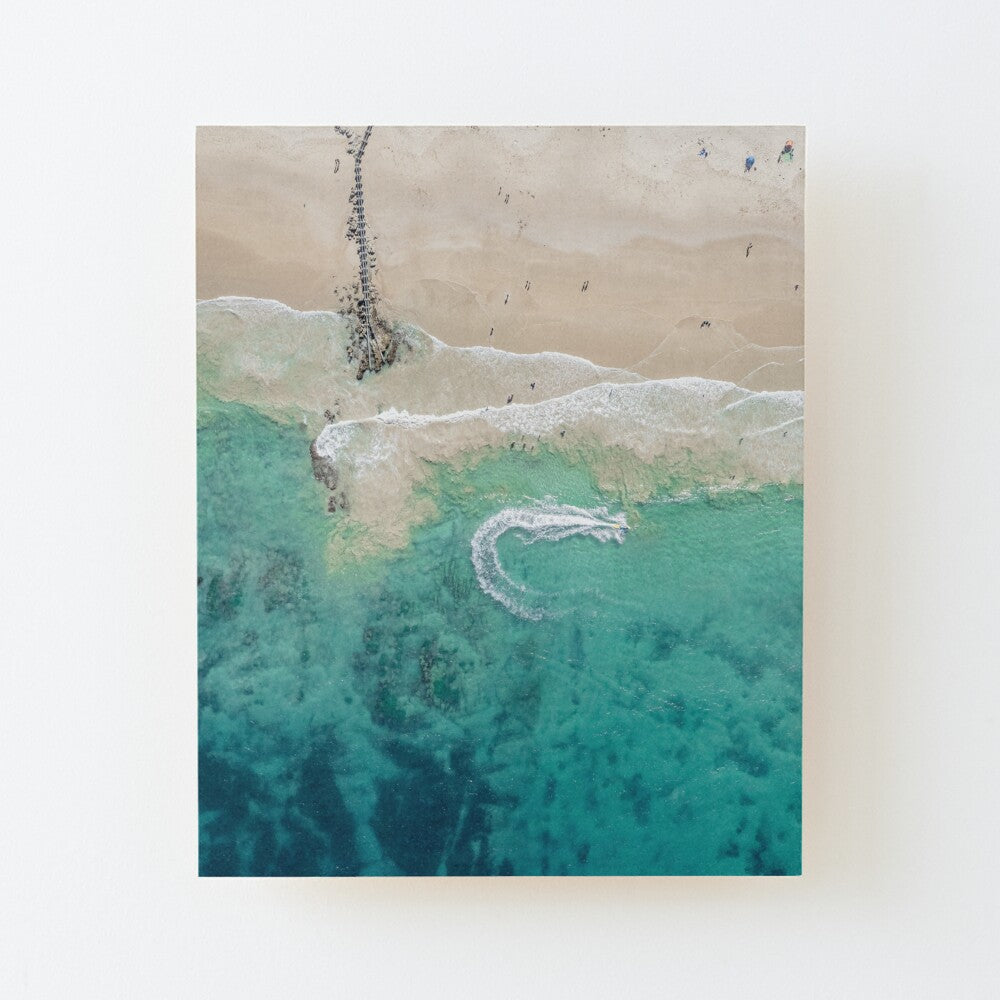 (Thirroul) U-Turn Wood Mounted Print