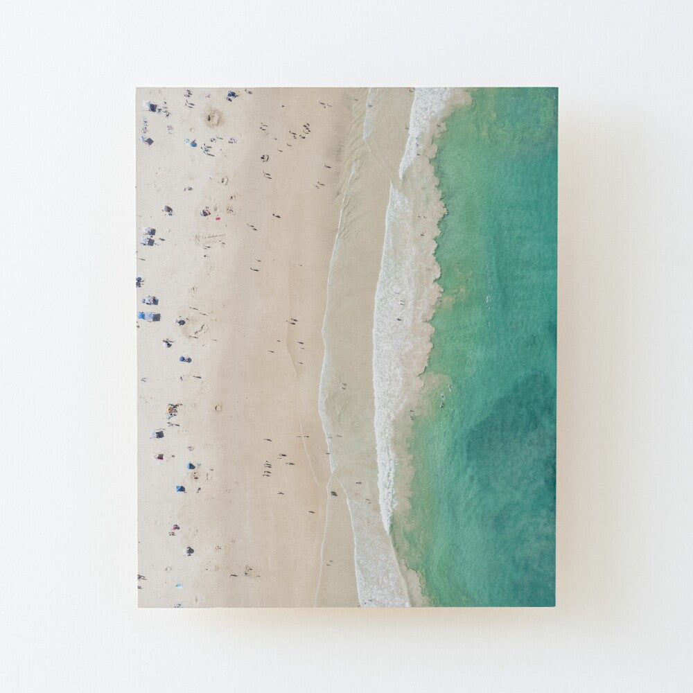 (Thirroul) Beach Days Wood Mounted Print