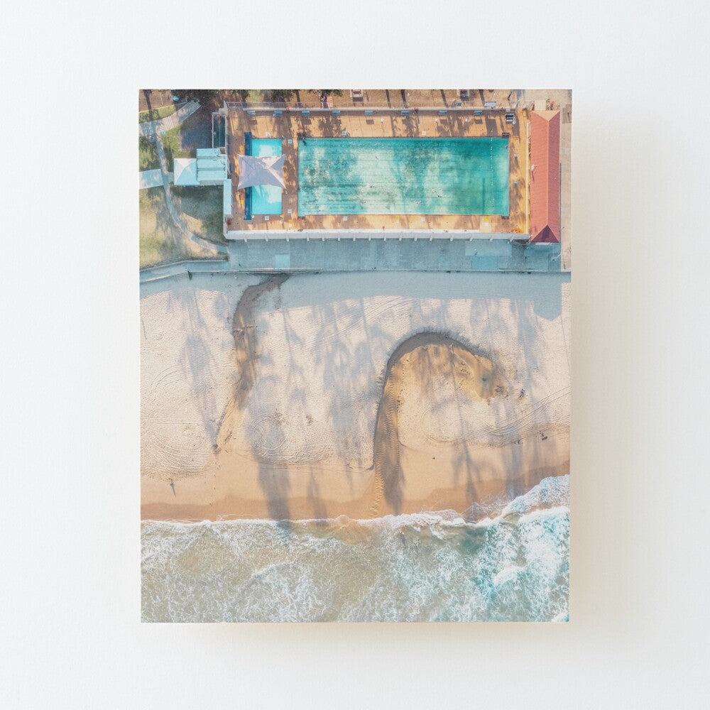 (Thirroul) Laps Wood Mounted Print