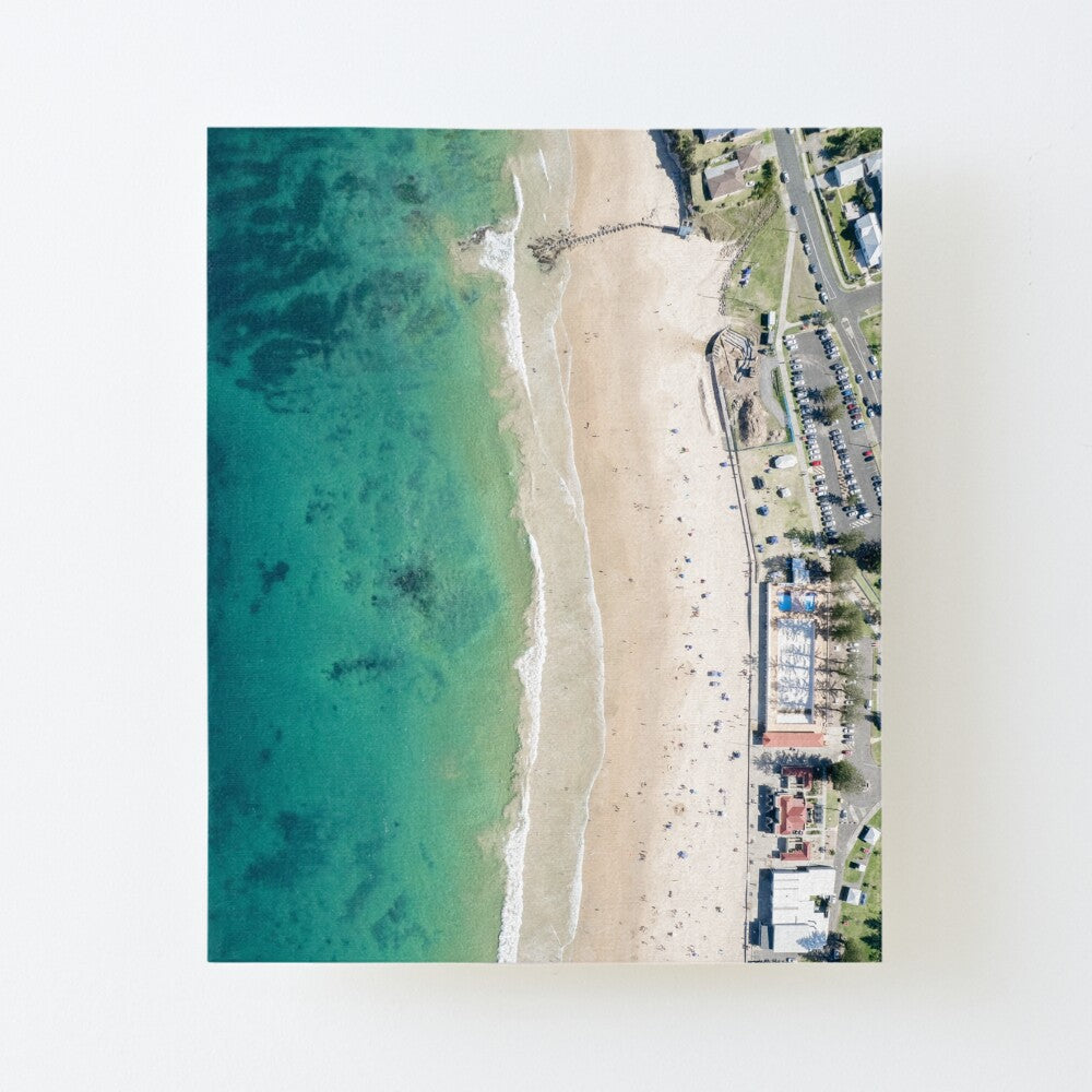 (Thirroul) From Above Canvas Mounted Print