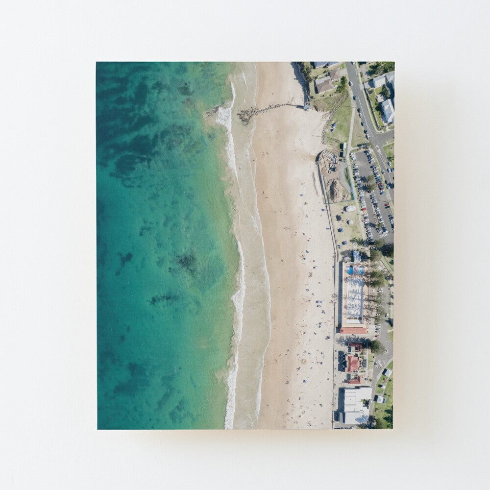 (Thirroul) From Above Wood Mounted Print