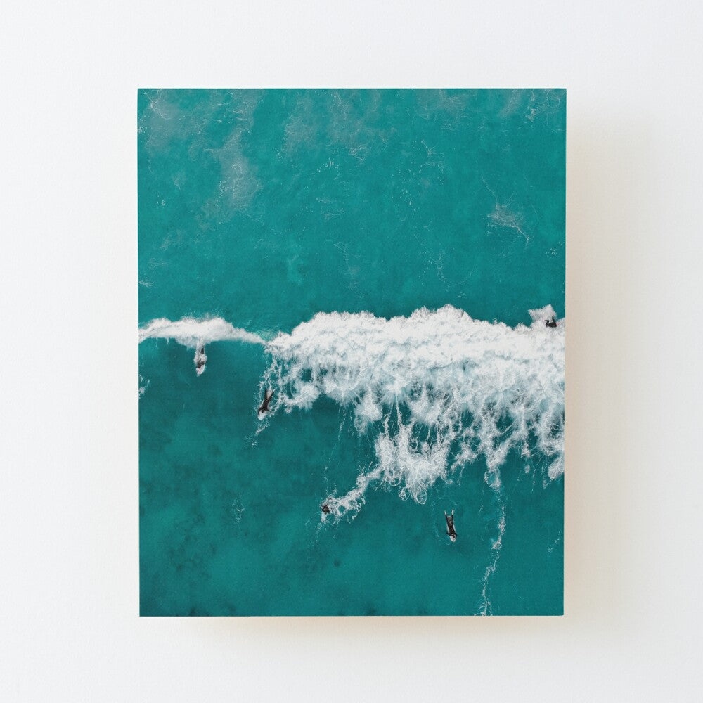 (Cronulla) Salt Water Taffy Wood Mounted Print