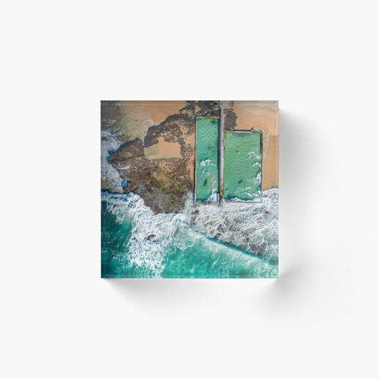 (Austinmer) Ocean Pools Acrylic Block