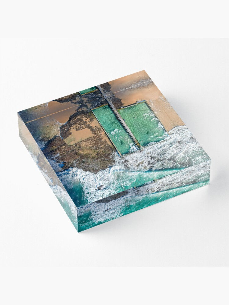 (Austinmer) Ocean Pools Acrylic Block