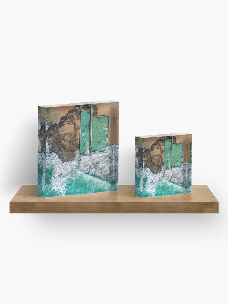 (Austinmer) Ocean Pools Acrylic Block