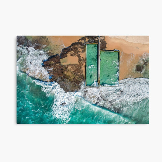 (Austinmer) Ocean Pools Canvas Print