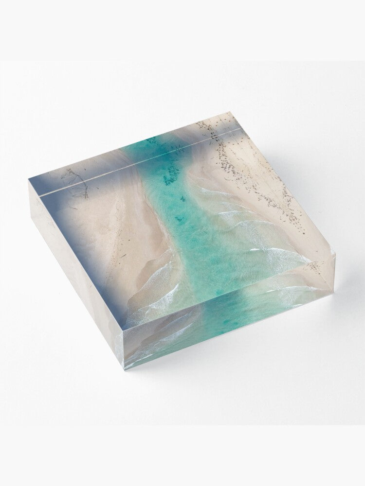 (Gerroa) Shallow Waters Acrylic Block