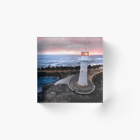 (Wollongong) Lighthouse Acrylic Block