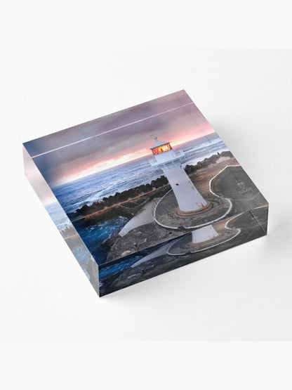 (Wollongong) Lighthouse Acrylic Block