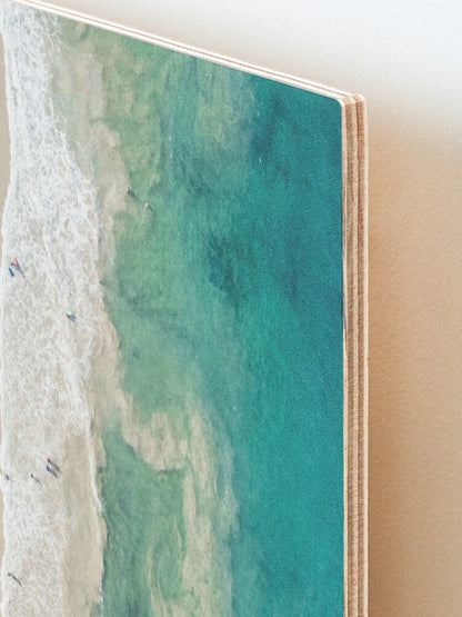 (Coledale) Sea Spirals Wood Mounted Print