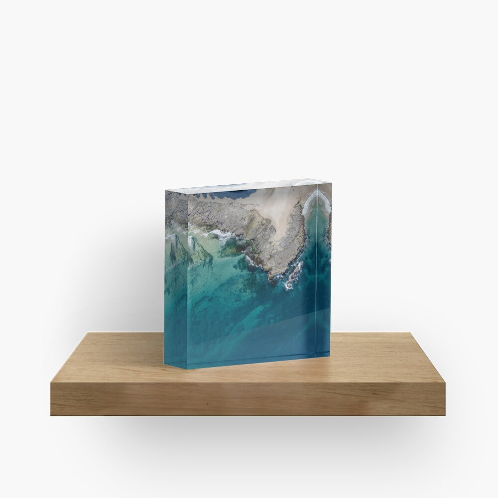 (Coledale) Rocky Shore Acrylic Block