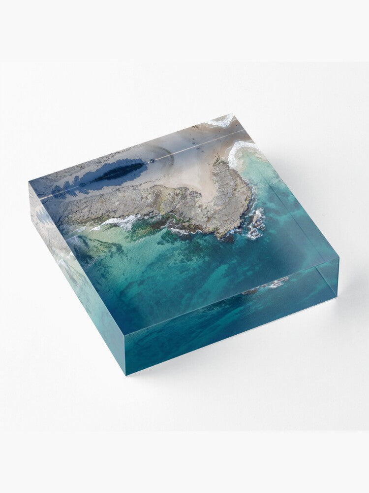 (Coledale) Rocky Shore Acrylic Block