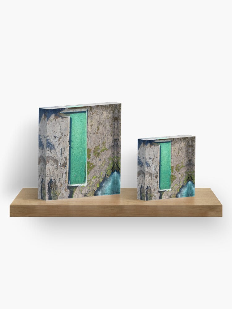 (Coledale) Rock Pool Acrylic Block