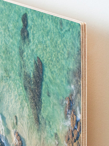 (Kiama) Inshore Wood Mounted Print