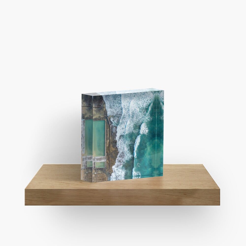 (Bellambi) Rock Pool Acrylic Block