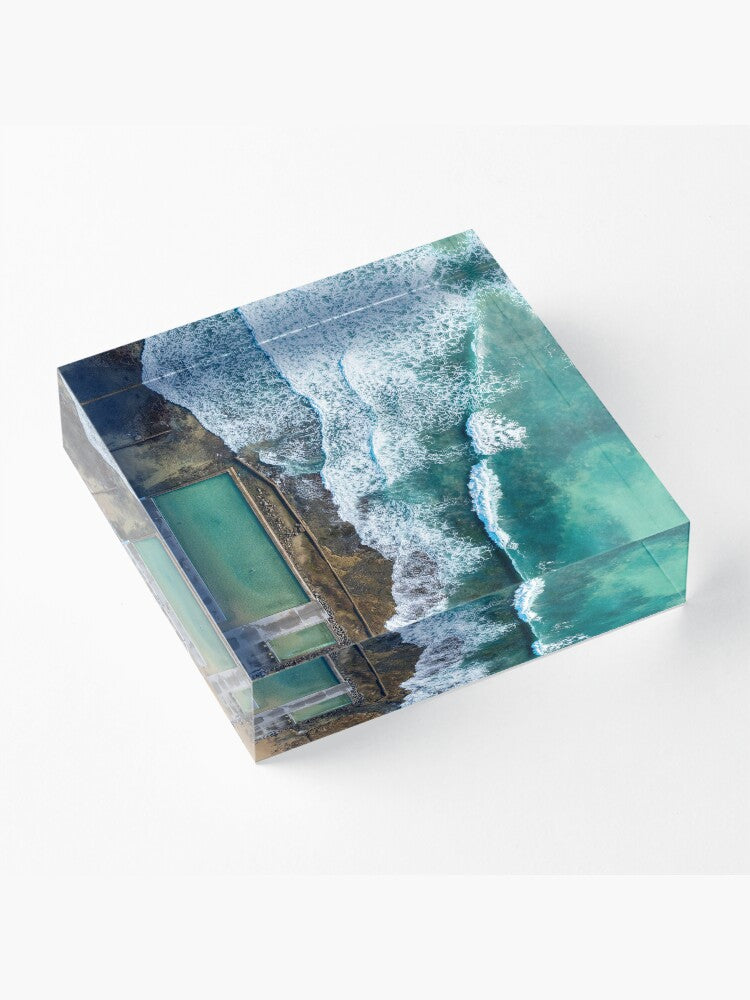 (Bellambi) Rock Pool Acrylic Block