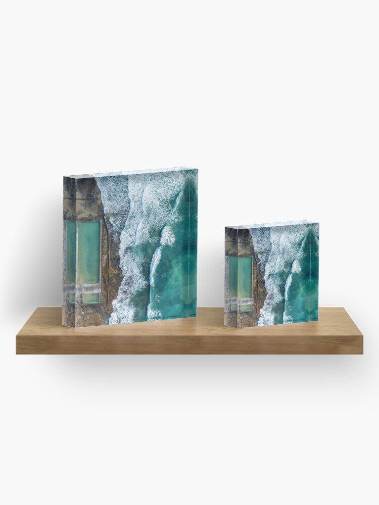 (Bellambi) Rock Pool Acrylic Block