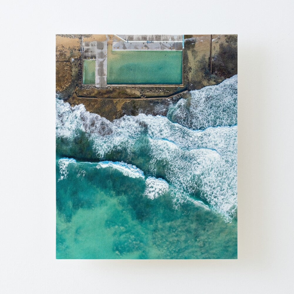 (Bellambi) Rock Pool Canvas Mounted Print