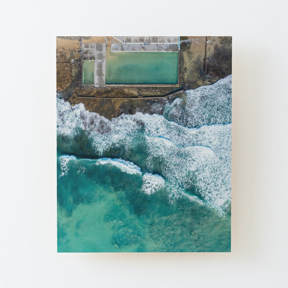 (Bellambi) Rock Pool Wood Mounted Print