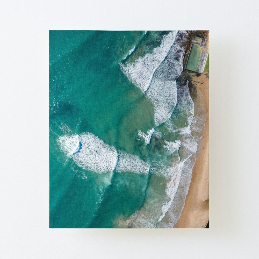 (Bellambi) Rock Pool Canvas Mounted Print