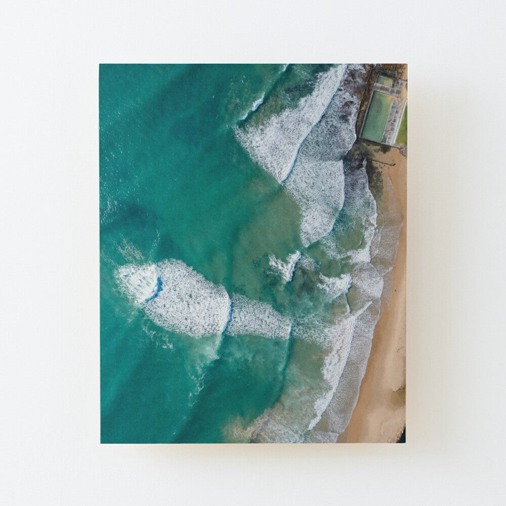 (Bellambi) Rock Pool Wood Mounted Print