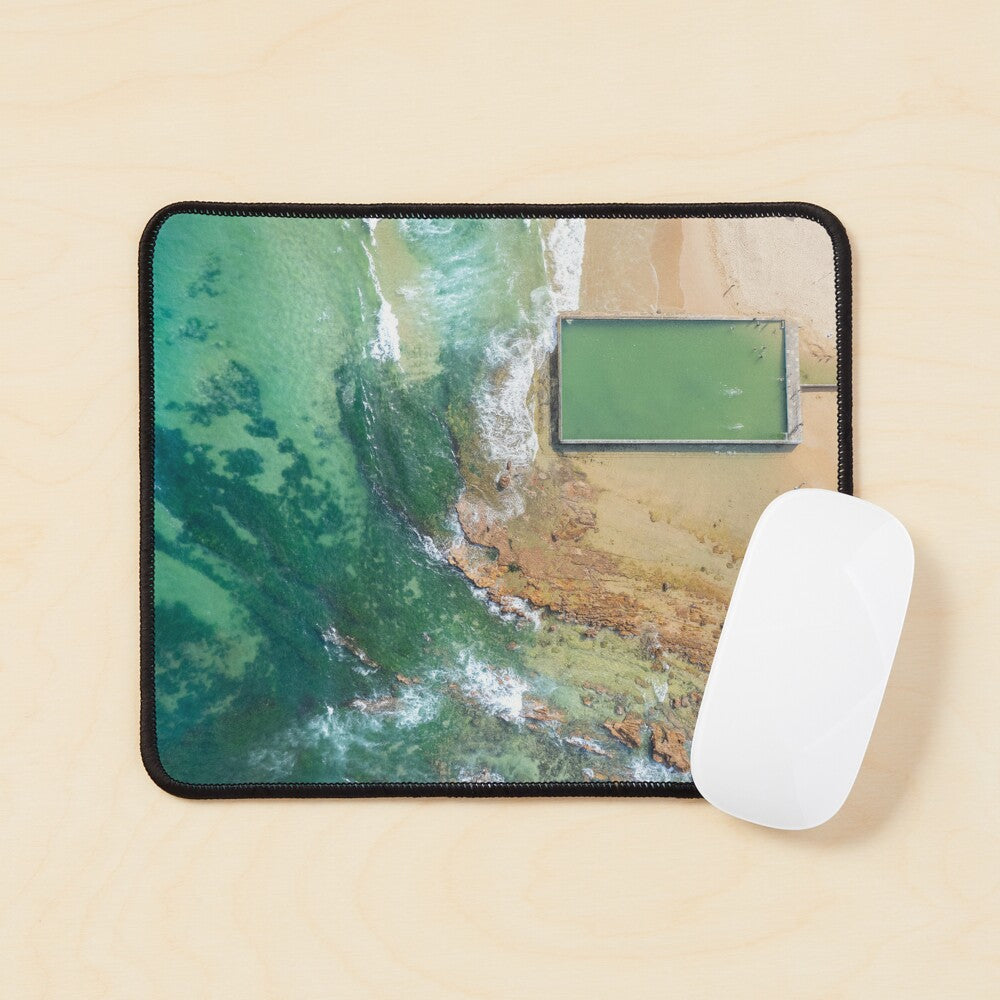 (Bulli) Seaside Poolscape Mouse Pad