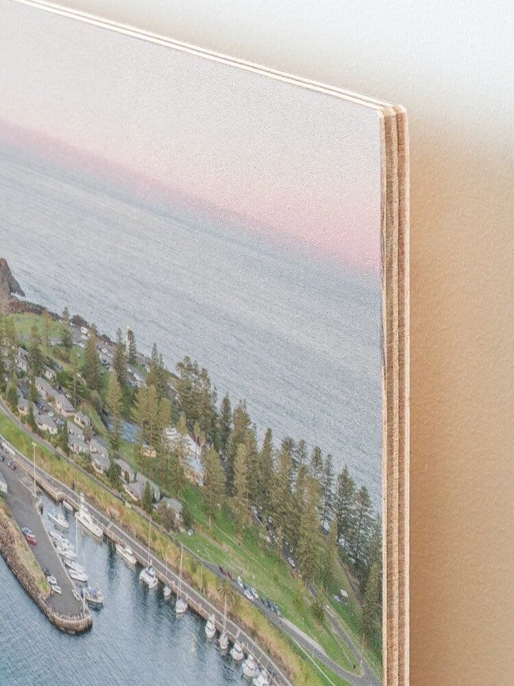 (Kiama) Coastal Kiama Wood Mounted Print