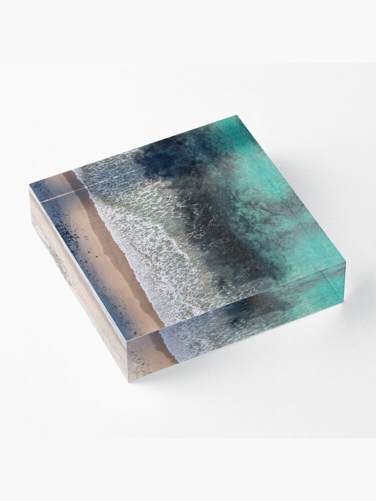 (Kiama) Seaweed Storms Acrylic Block