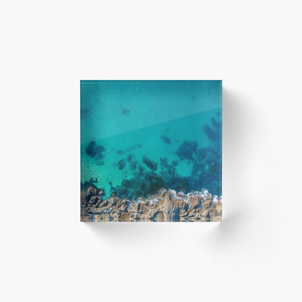 (Kiama) Ocean Opal Acrylic Block