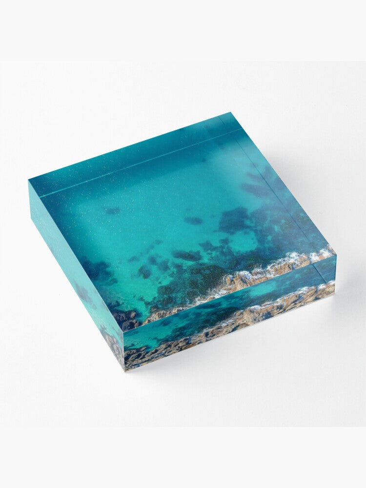 (Kiama) Ocean Opal Acrylic Block