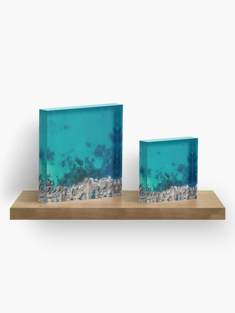 (Kiama) Ocean Opal Acrylic Block