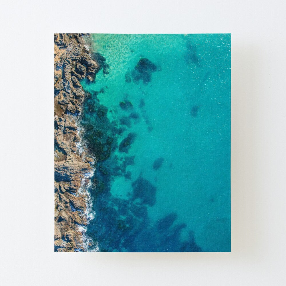 (Kiama) Ocean Opal Canvas Mounted Print