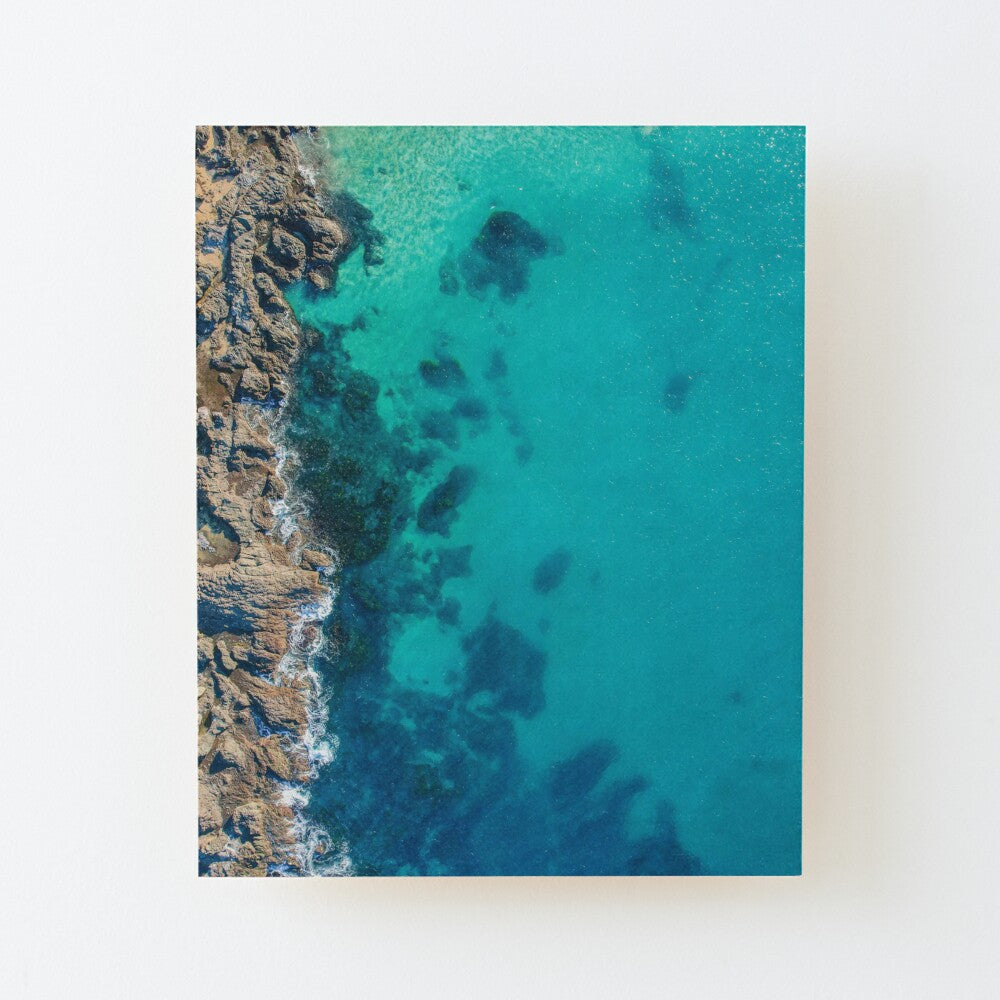 (Kiama) Ocean Opal Wood Mounted Print