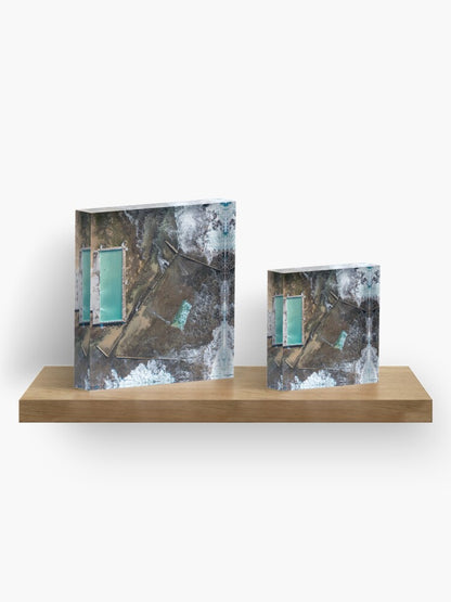 (Woonona) Rock Pool Acrylic Block