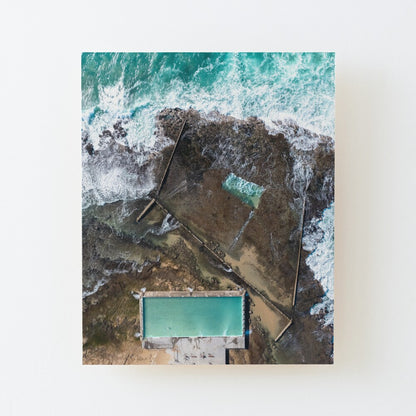(Woonona) Rock Pool Wood Mounted Print