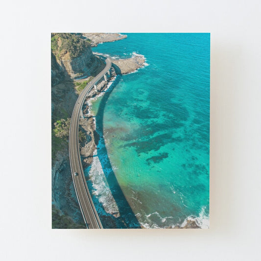 (Clifton) Coastal Routes Wood Mounted Print