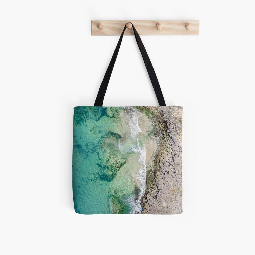 (Coledale) Mossy Waves Tote Bag