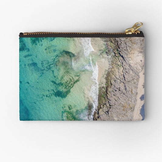 (Coledale) Mossy Waves Beach Pouch