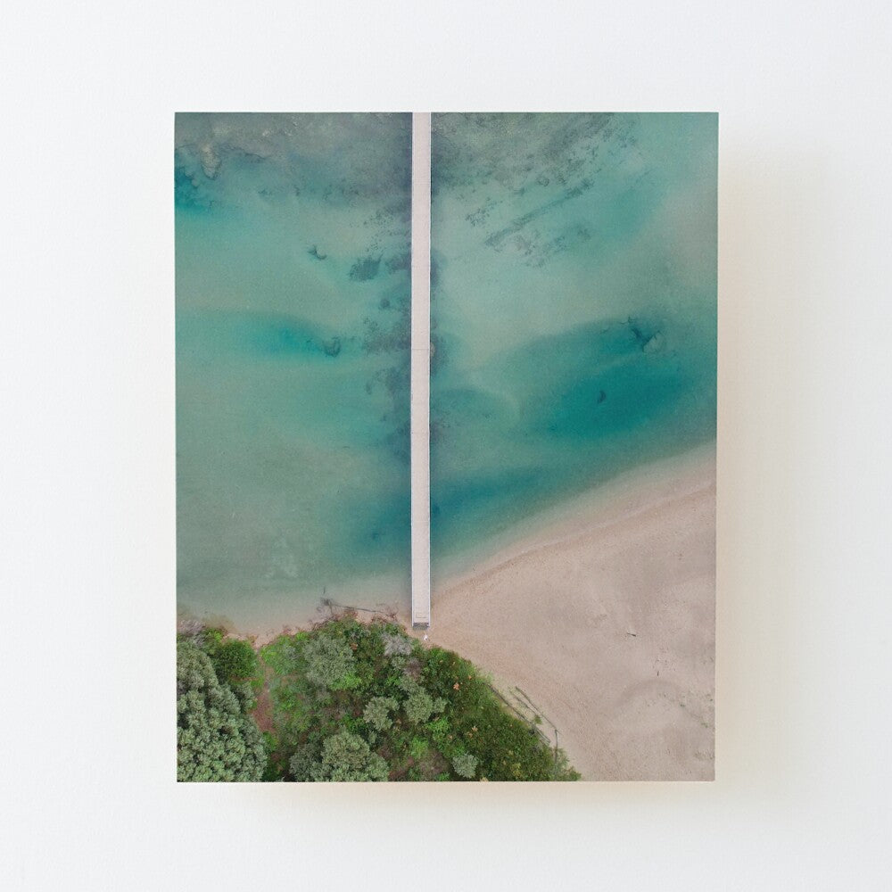 (Gerroa) Beachside Bliss Wood Mounted Print