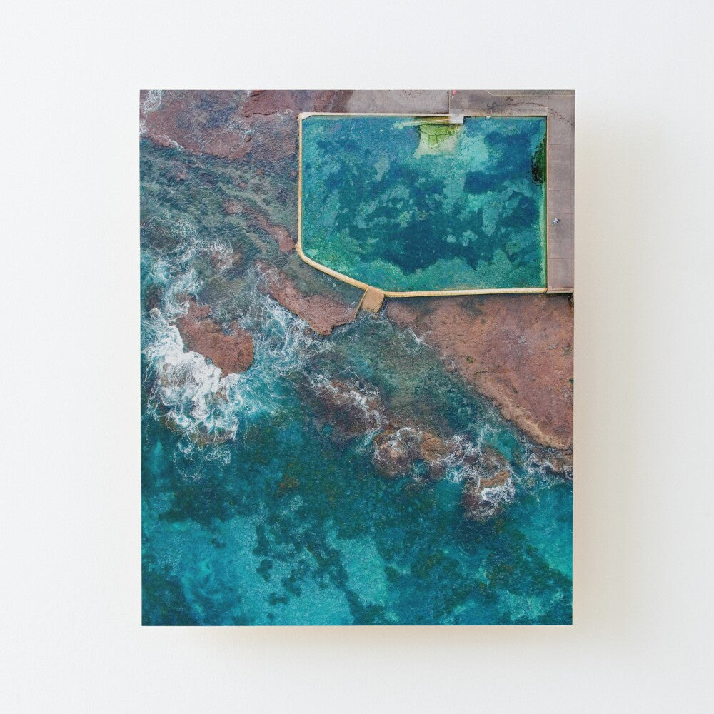 (Kiama) Ocean Pool Wood Mounted Print