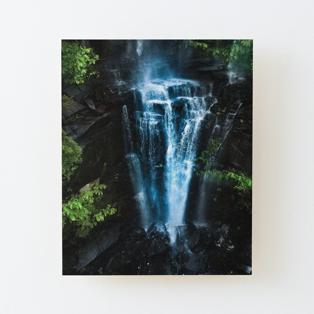 (Stanwell) Falls Wood Mounted Print