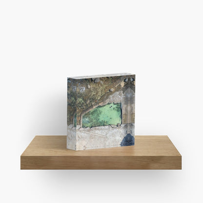 (Wollongong) Emerald Oasis Acrylic Block