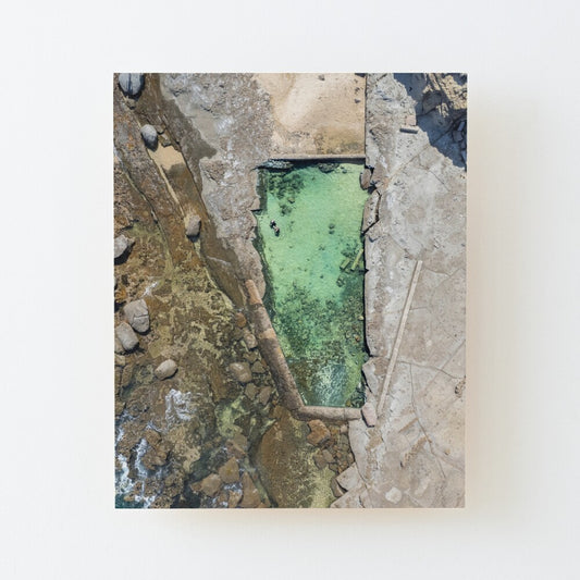 (Wollongong) Emerald Oasis Wood Mounted Print